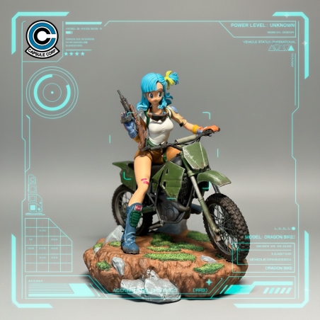 Bulma en Motocicleta | Figura 3D Premium by Lucas Pérez