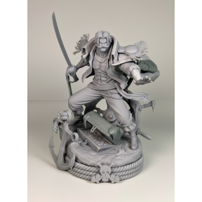 Figura de Gol D. Roger One Piece – Escultura 3D pintada a mano