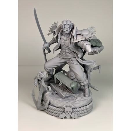 Figura de Gol D. Roger One Piece – Escultura 3D pintada a mano