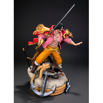Figura de Gol D. Roger One Piece – Escultura 3D pintada a mano