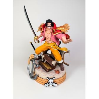 Figura de Gol D. Roger One Piece – Escultura 3D pintada a mano