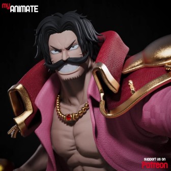 Figura de Gol D. Roger One Piece – Escultura 3D pintada a mano