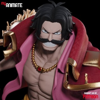 Figura de Gol D. Roger One Piece – Escultura 3D pintada a mano